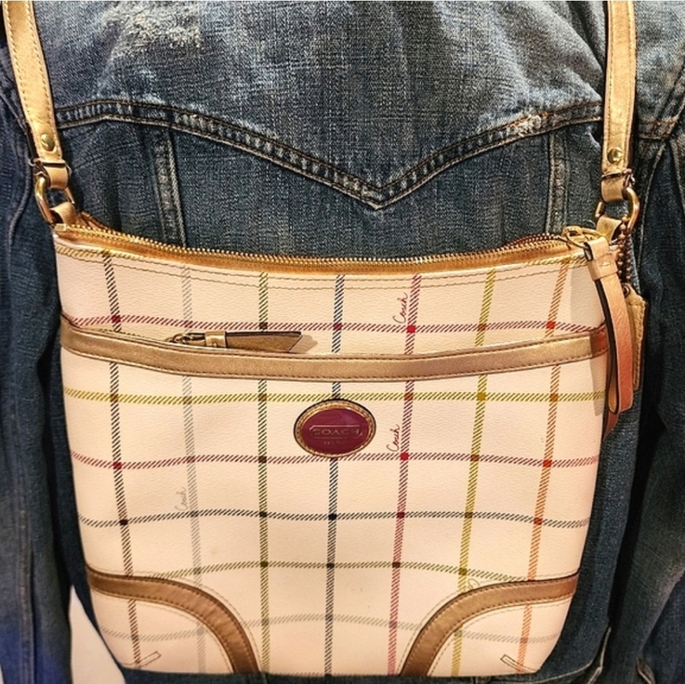 Coach Peyton Tattersall Field Crossbody